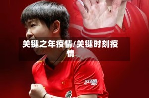 关键之年疫情/关键时刻疫情