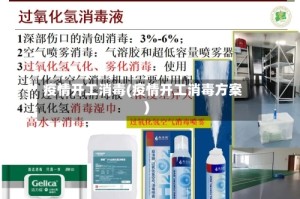 疫情开工消毒(疫情开工消毒方案)