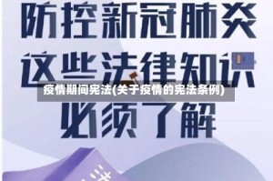 疫情期间宪法(关于疫情的宪法条例)