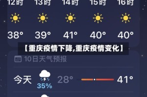 【重庆疫情下降,重庆疫情变化】