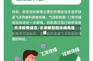 天津疫情谣言/天津新型冠状病毒造谣