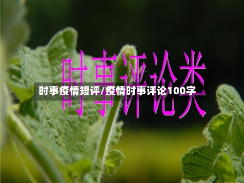 时事疫情短评/疫情时事评论100字-第1张图片