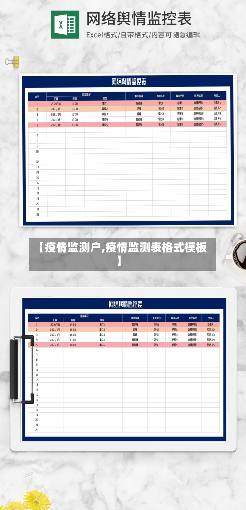 【疫情监测户,疫情监测表格式模板】-第1张图片