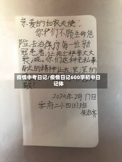 疫情中考日记/疫情日记600字初中日记体-第3张图片