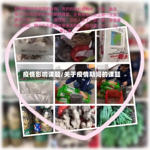 疫情影响课题/关于疫情期间的课题-第1张图片