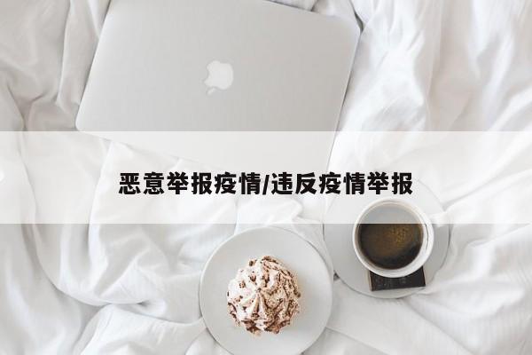 恶意举报疫情/违反疫情举报